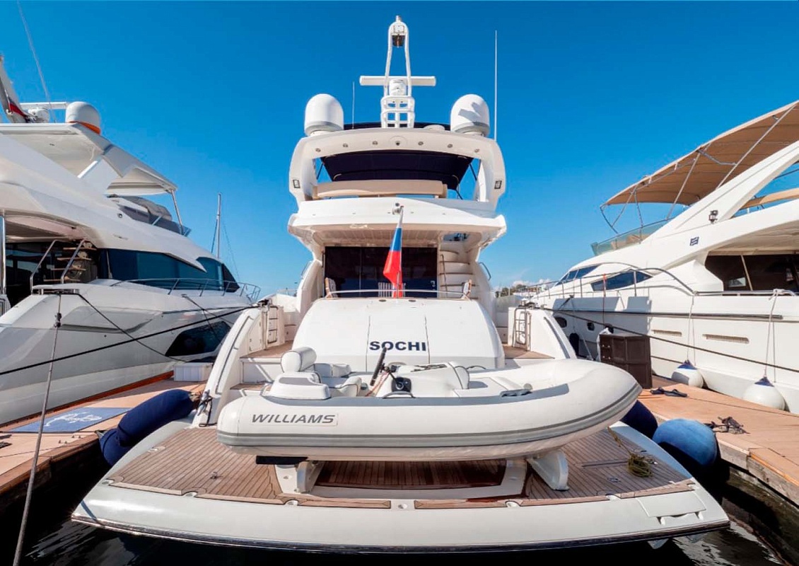 Аренда моторной яхты Sunseeker 66 Manhattan в Сочи